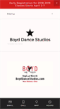 Mobile Screenshot of boyddancestudios.com